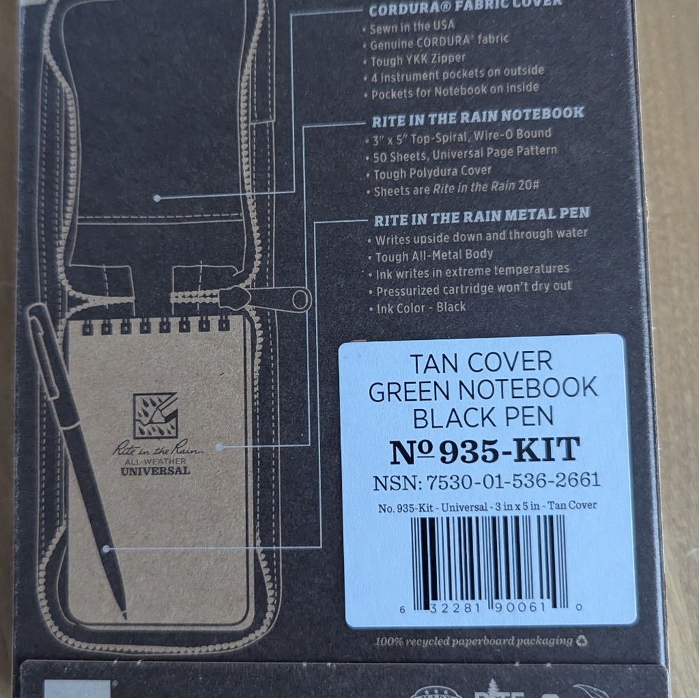 Two Rite In The Rain Notebook Kits - Picture 3 of 3